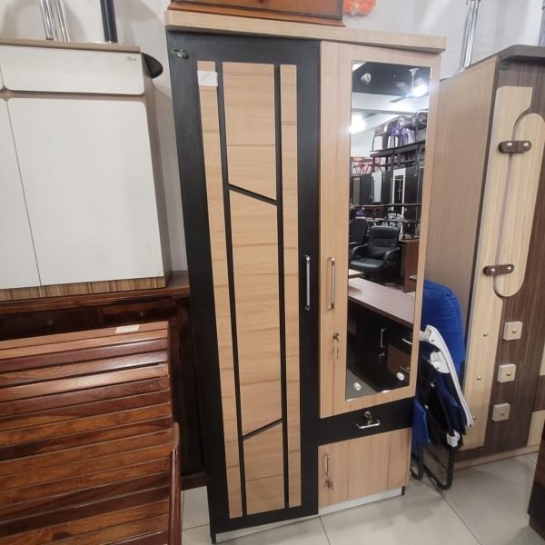 2 Door Wooden Wardrobe - Image 2